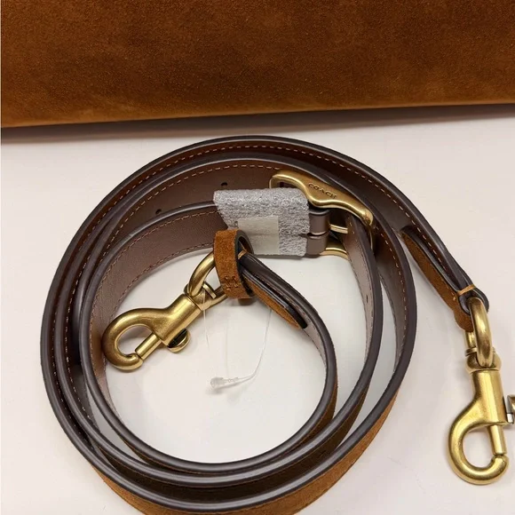 Coach Empire 40 Bag in Brown Suede - Picture 11 of 14